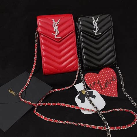 ysl white phone bag|ysl cell phone bag.